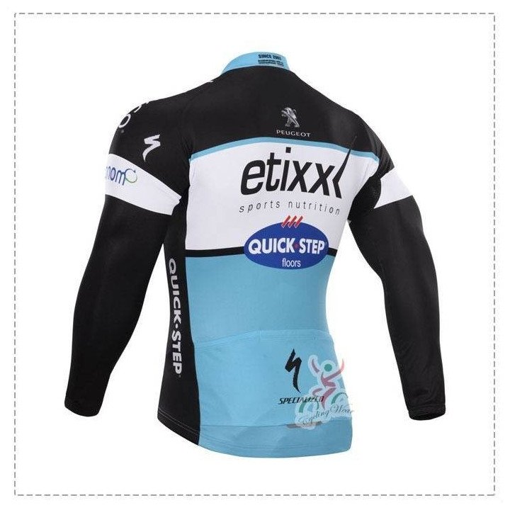 Maillot Ciclista Largo Quick Step para tus rutas más cómodas