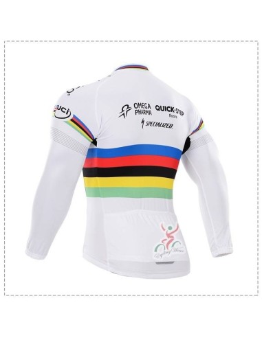Maillot ciclista largo Quick Step, comodidad y estilo en tu ruta