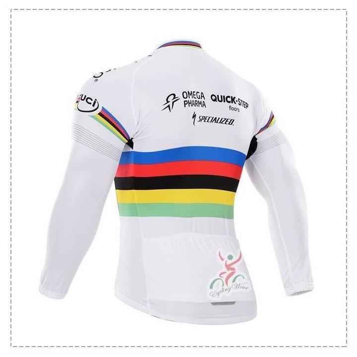 Maillot ciclista largo Quick Step, comodidad y estilo en tu ruta