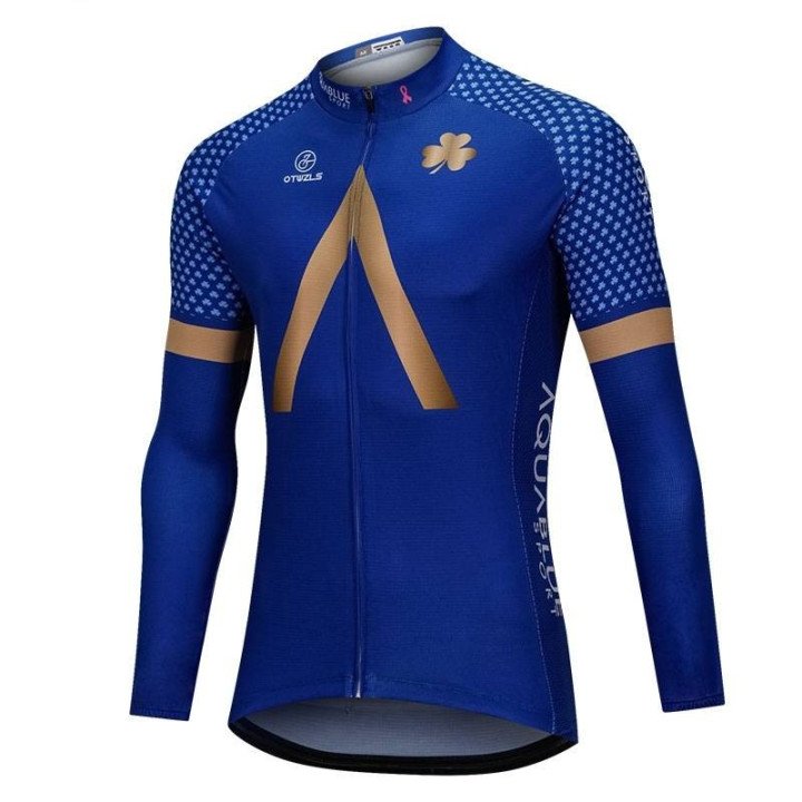 Maillot largo de ciclismo Aquablue, cómodo y fresco para tus rutas