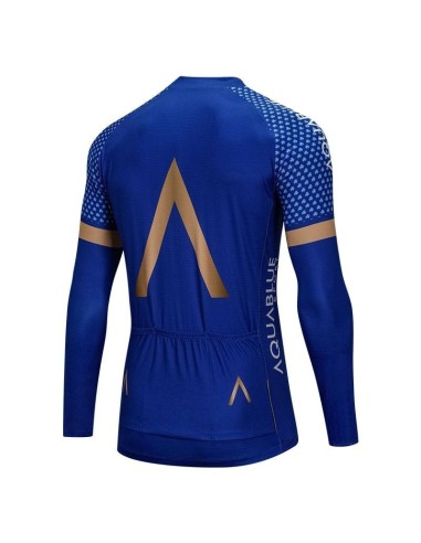 Maillot largo de ciclismo Aquablue, cómodo y fresco para tus rutas