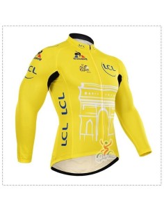 Maillot ciclista largo ideal para tus rutas al estilo Tour de Francia