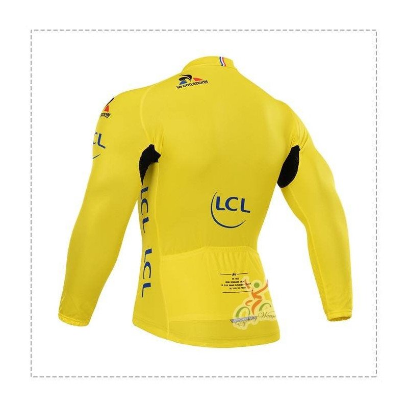 Maillot ciclista largo ideal para tus rutas al estilo Tour de Francia