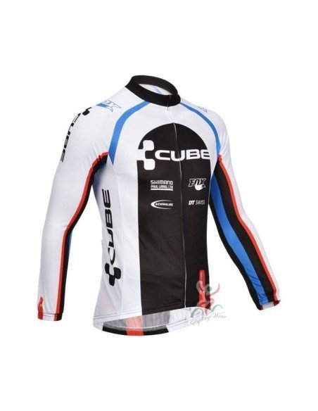 Maillot largo de ciclismo Cube, comodidad y estilo para tus rutas