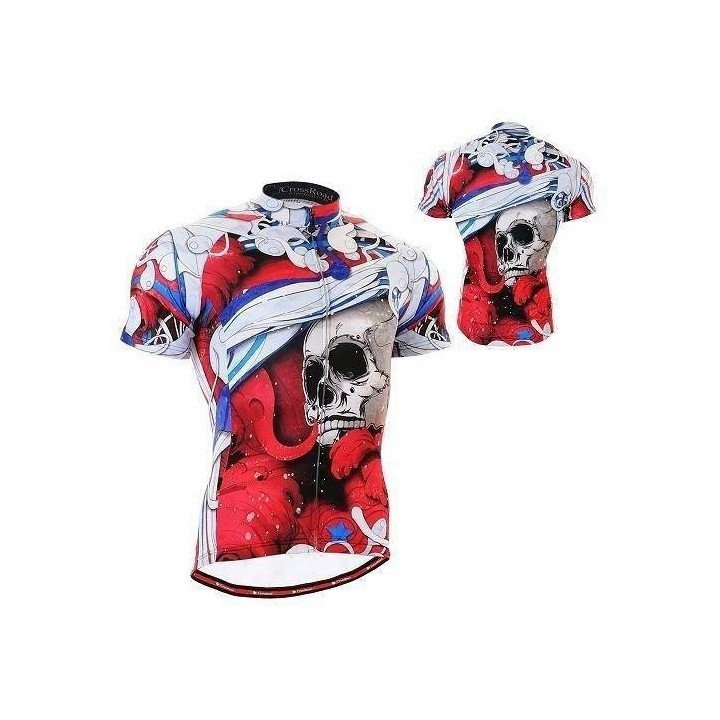 Maillot ciclista corto ideal para tus rutas en carretera