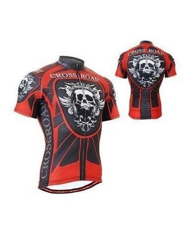 Maillot ciclista corto ideal para tus rutas en carretera