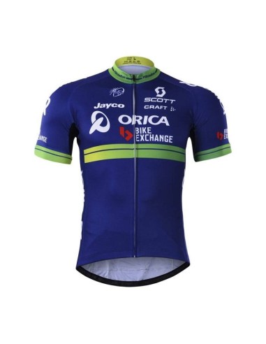 Maillot Ciclista Corto Orica Greenedge para disfrutar del ciclismo cómodamente
