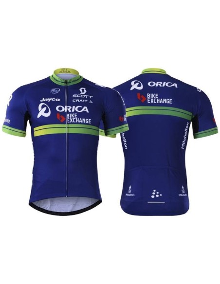Maillot Ciclista Corto Orica Greenedge para disfrutar del ciclismo cómodamente