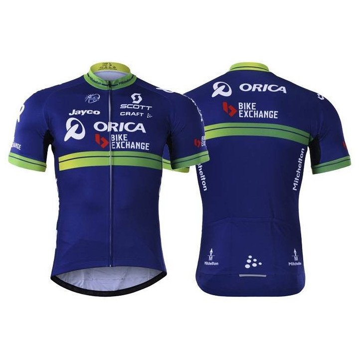 Maillot Ciclista Corto Orica Greenedge para disfrutar del ciclismo cómodamente