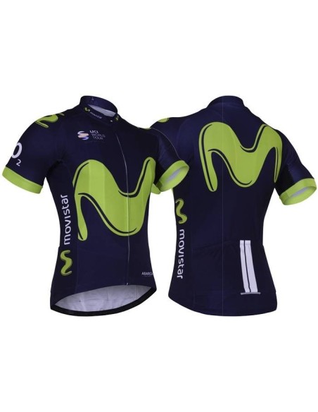 Maillot Ciclista Corto Movistar: comodidad y estilo para tus rutas