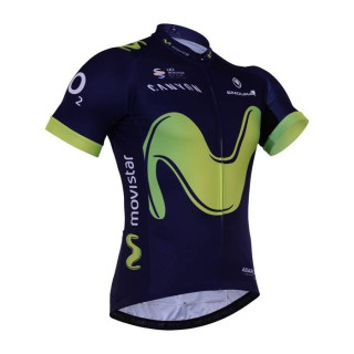 Maillot ciclista corto Movistar, comodidad y estilo para tus rutas