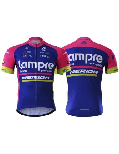 Maillot corto Lampre para ciclistas: comodidad y estilo en cada ruta
