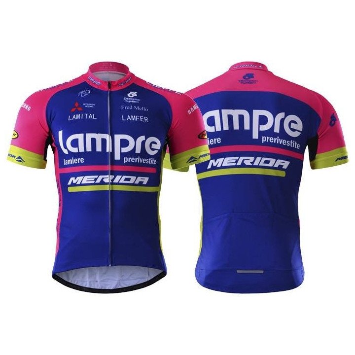Maillot corto Lampre para ciclistas: comodidad y estilo en cada ruta