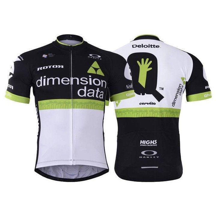 Maillot Ciclista Corto Dimension Data: comodidad y estilo para pedalear