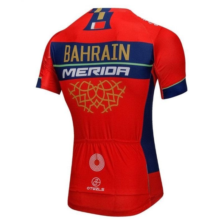 Maillot Ciclista Corto BAHRAIN Merida: comodidad y estilo para tus rutas