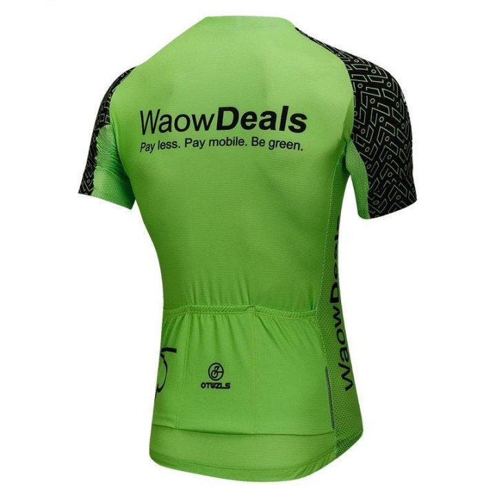 Maillot Ciclista Corto WaowDeals: comodidad y estilo para tus rutas