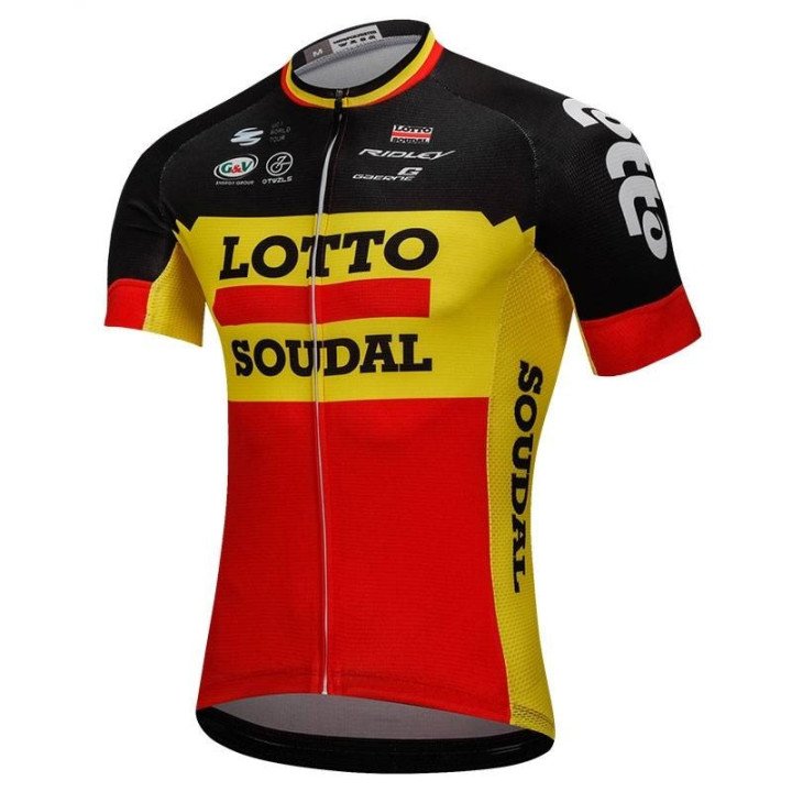 Maillot ciclista corto Lotto, cómodo y perfecto para tus rutas en bici