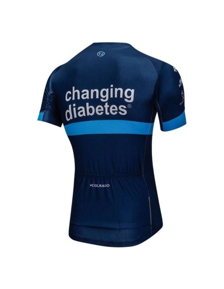 Maillot Ciclista Corto Changing Diabetes: comodidad y estilo para tus rutas