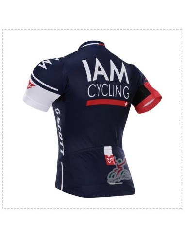 Maillot ciclista corto IAM: comodidad y estilo para tus rutas