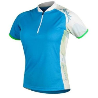 Maillot Spiuk Race para mujer en azul, ideal para disfrutar del ciclismo en verano