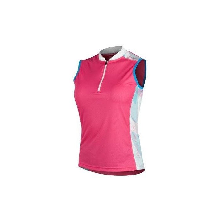 Maillot Spiuk Race Rosa sin Mangas para Ciclismo Verano