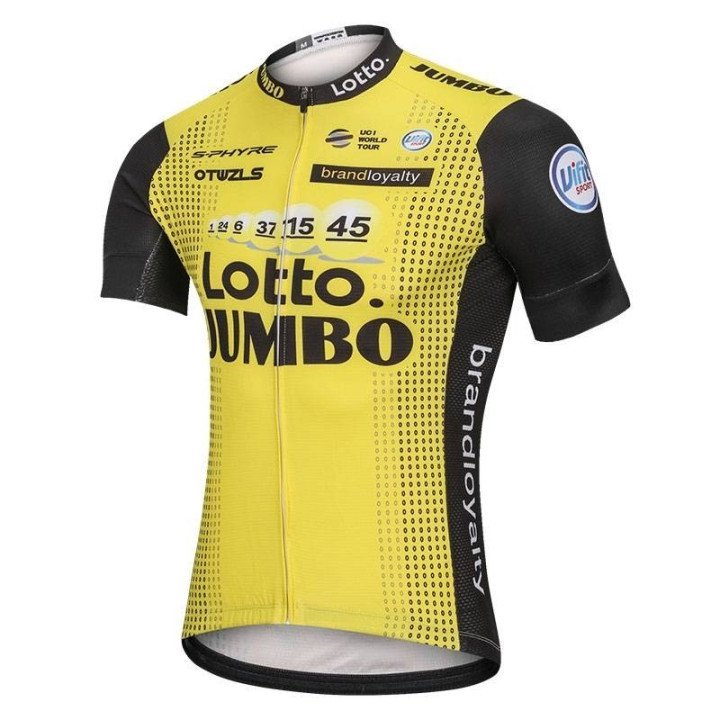 Maillot ciclista corto Lotto Jumbo: comodidad y estilo para tus rutas