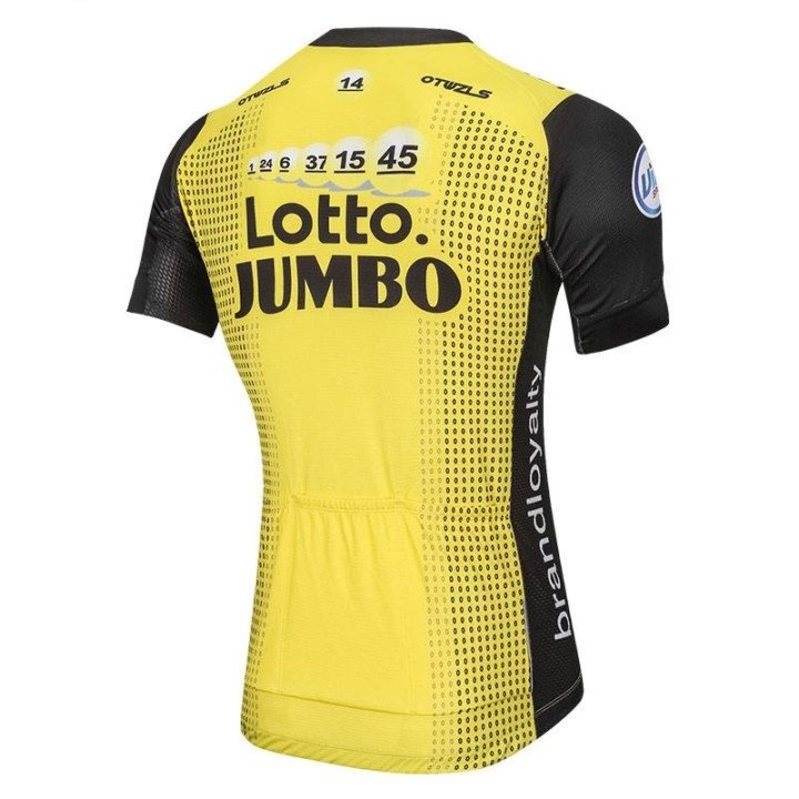 Maillot ciclista corto Lotto Jumbo: comodidad y estilo para tus rutas