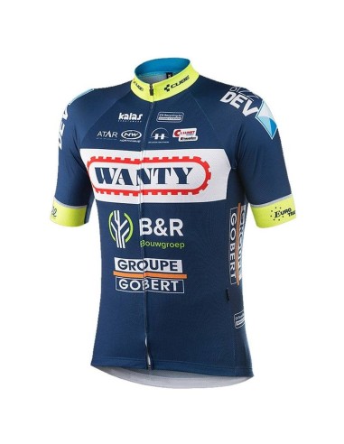 Maillot Ciclista Corto WANTY GROUPE GOBERT: comodidad y estilo en cada pedaleo
