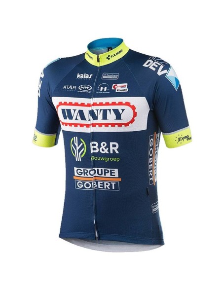Maillot Ciclista Corto WANTY GROUPE GOBERT: comodidad y estilo en cada pedaleo