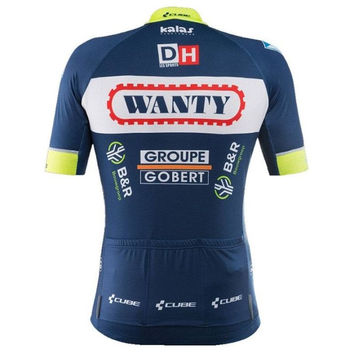 Maillot Ciclista Corto WANTY GROUPE GOBERT: comodidad y estilo en cada pedaleo