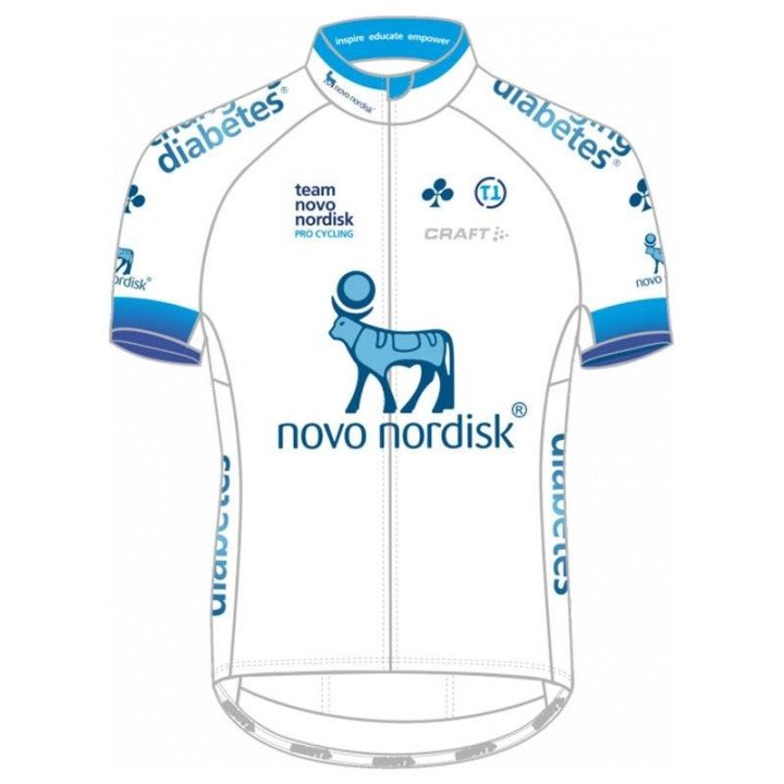 Maillot Ciclista Corto Novo Nordisk: comodidad y estilo para tus rutas