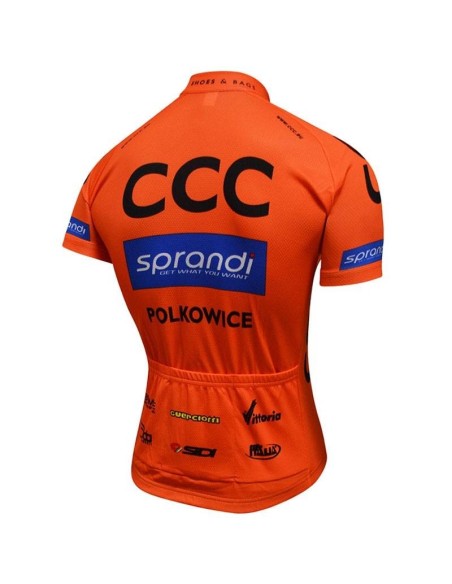 Maillot Ciclista Corto CCC SPRANDI: comodidad y estilo para tus rutas