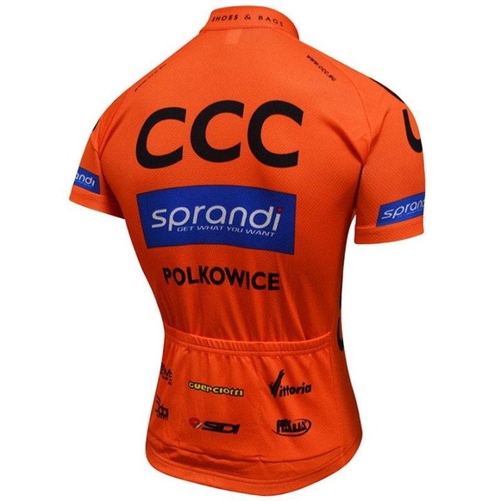 Maillot Ciclista Corto CCC SPRANDI: comodidad y estilo para tus rutas
