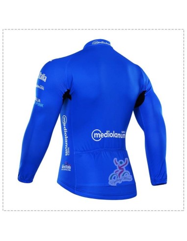 Ropa de ciclismo térmica Tour de Italia en azul con tirantes, comodidad asegurada