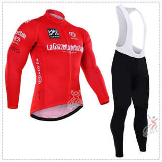 Ropa térmica de ciclismo para disfrutar del Tour de Italia en color rojo