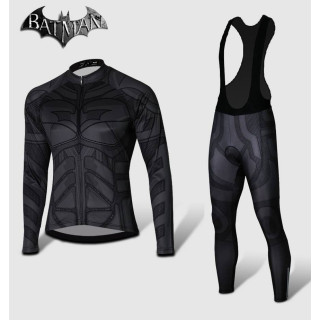 Ropa de ciclismo térmica Batman con tirantes, comodidad y estilo para tus rutas
