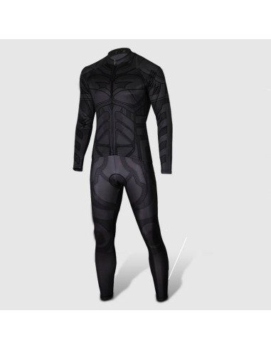 Ropa de ciclismo térmica Batman con tirantes, comodidad y estilo para tus rutas
