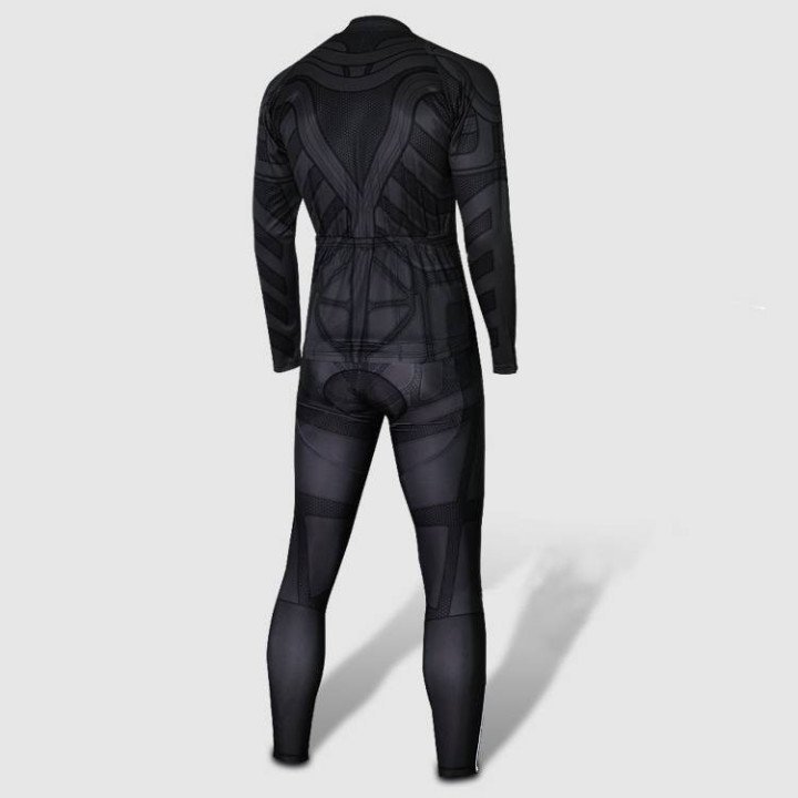Ropa de ciclismo térmica Batman con tirantes, comodidad y estilo para tus rutas