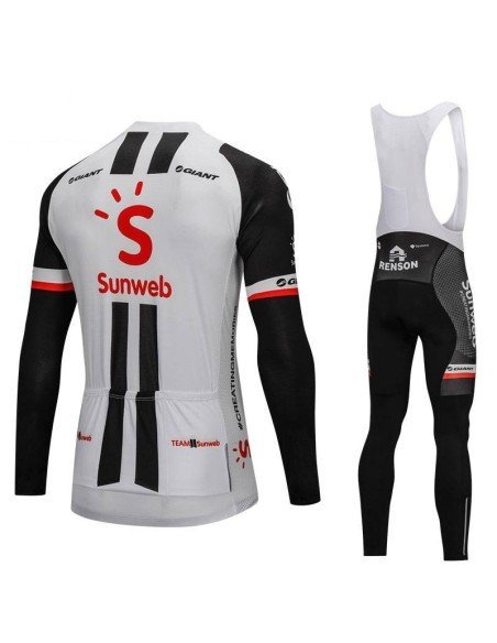 Ropa de ciclismo térmica Sunweb con tirantes para estar cómodo en tus pedaleadas