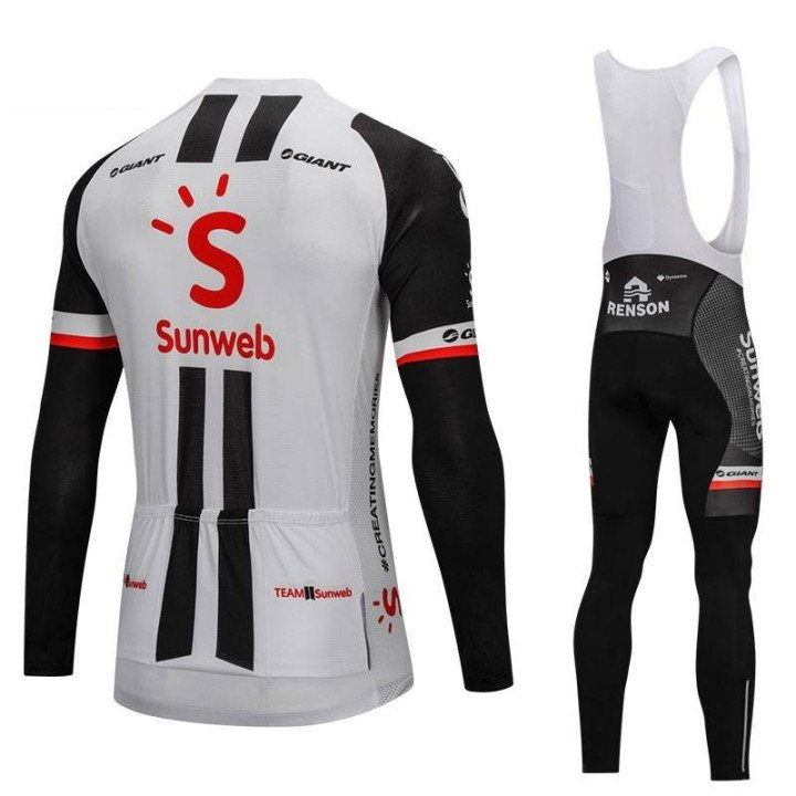 Ropa de ciclismo térmica Sunweb con tirantes para estar cómodo en tus pedaleadas