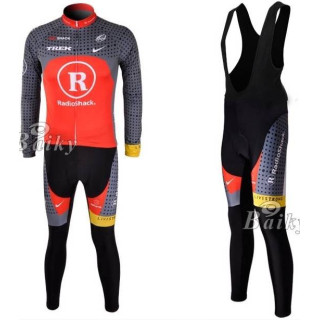 Ropa térmica de ciclismo Radioshack con tirantes, cómoda y funcional