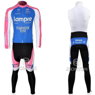 Ropa térmica de ciclismo Lampre con tirantes para estar cómodo en tus rutas