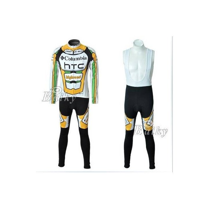 Ropa térmica de ciclismo HTC con tirantes para estar cómodo en tus pedaleos