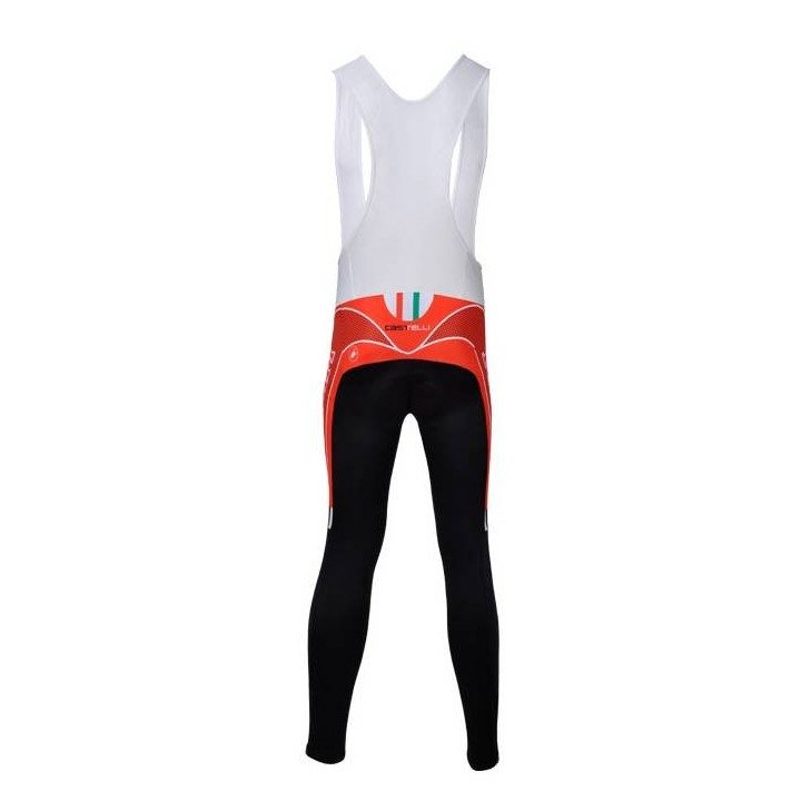 Ropa térmica de ciclismo Ferrari con tirantes para estar cómodo y a la moda