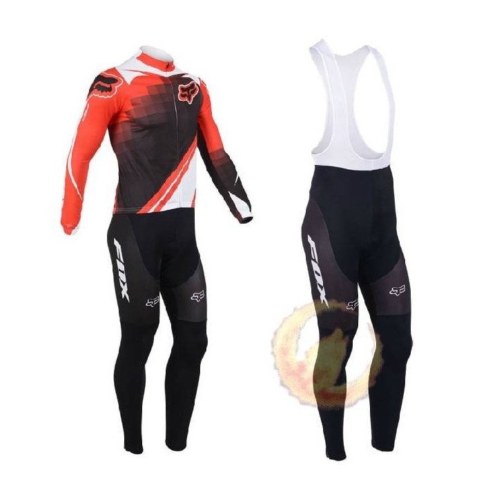 Ropa térmica de ciclismo Fox con tirantes para un pedaleo cómodo