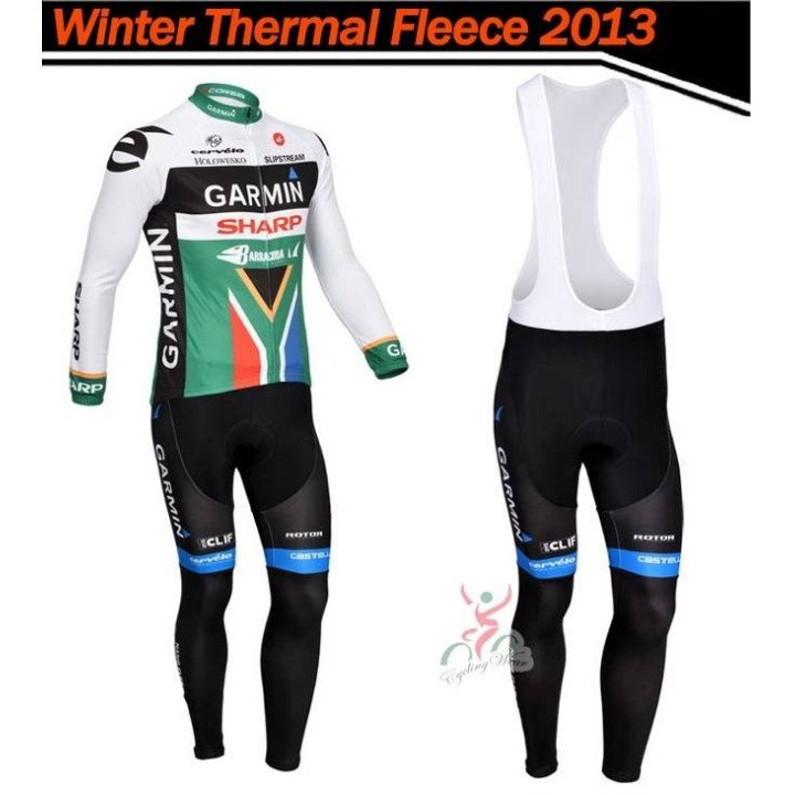 Ropa térmica de ciclismo Garmin con tirantes para estar cómodo en tus rutas