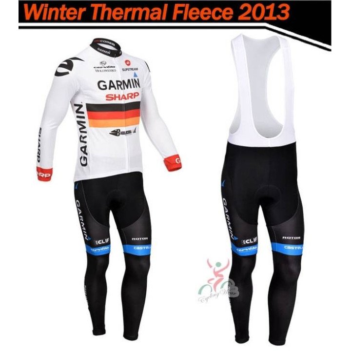Ropa térmica de ciclismo Garmin con tirantes para estar cómodo en tus pedaleos