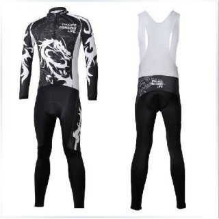 Ropa térmica de ciclismo Dragon con tirantes para sentirse cómodo en cada pedaleada