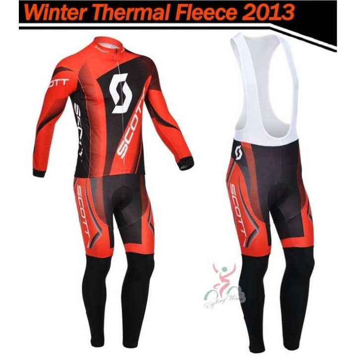 Ropa de ciclismo térmica Scott con tirantes en liquidación