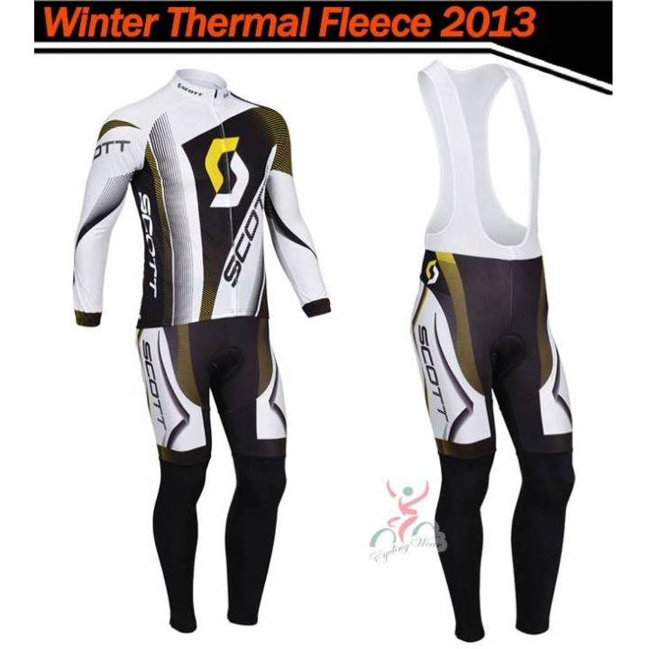 Ropa de ciclismo térmica Scott con tirantes a buen precio